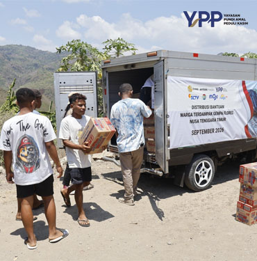 YPP Emtek Media Jangkau Manggarai Timur Salurkan Bantuan Gempa konawe dan Layanan Psikososial Anak
